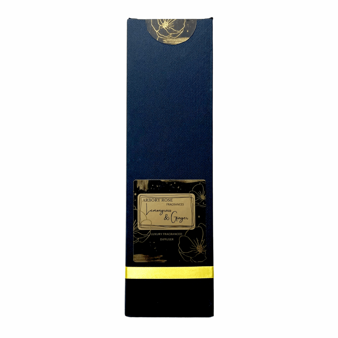 Lemongrass & Ginger Luxury Reed Diffuser - Arbory Rose