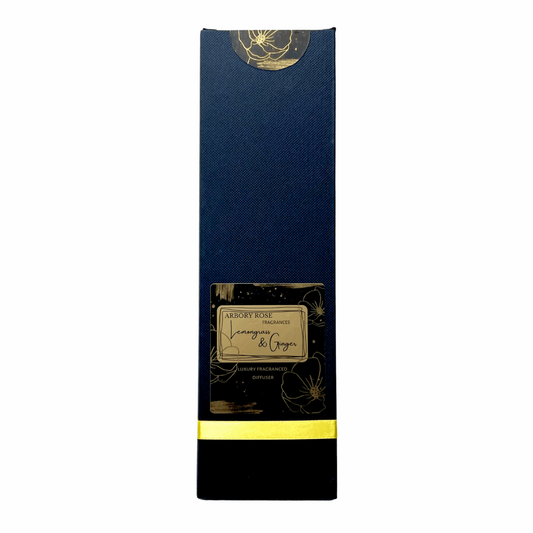 Lemongrass & Ginger Luxury Reed Diffuser - Arbory Rose
