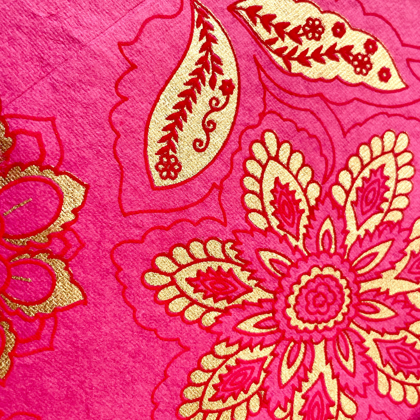 Small Pink Floral Gift Bag