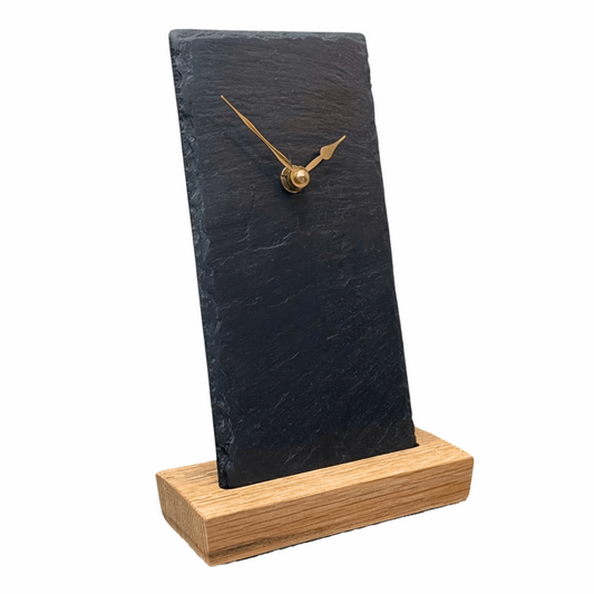Handcrafted Slate Mantle Clock