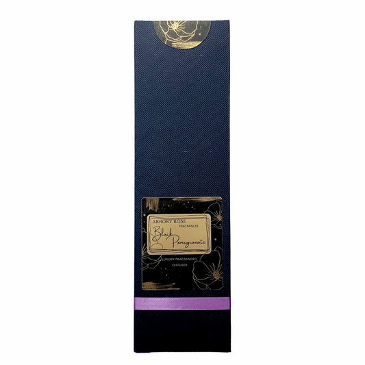 Black Pomegranate Luxury Reed Diffuser - Arbory Rose