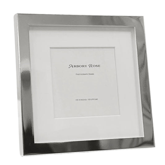 Silver Border Photo Frame - Arbory Rose
