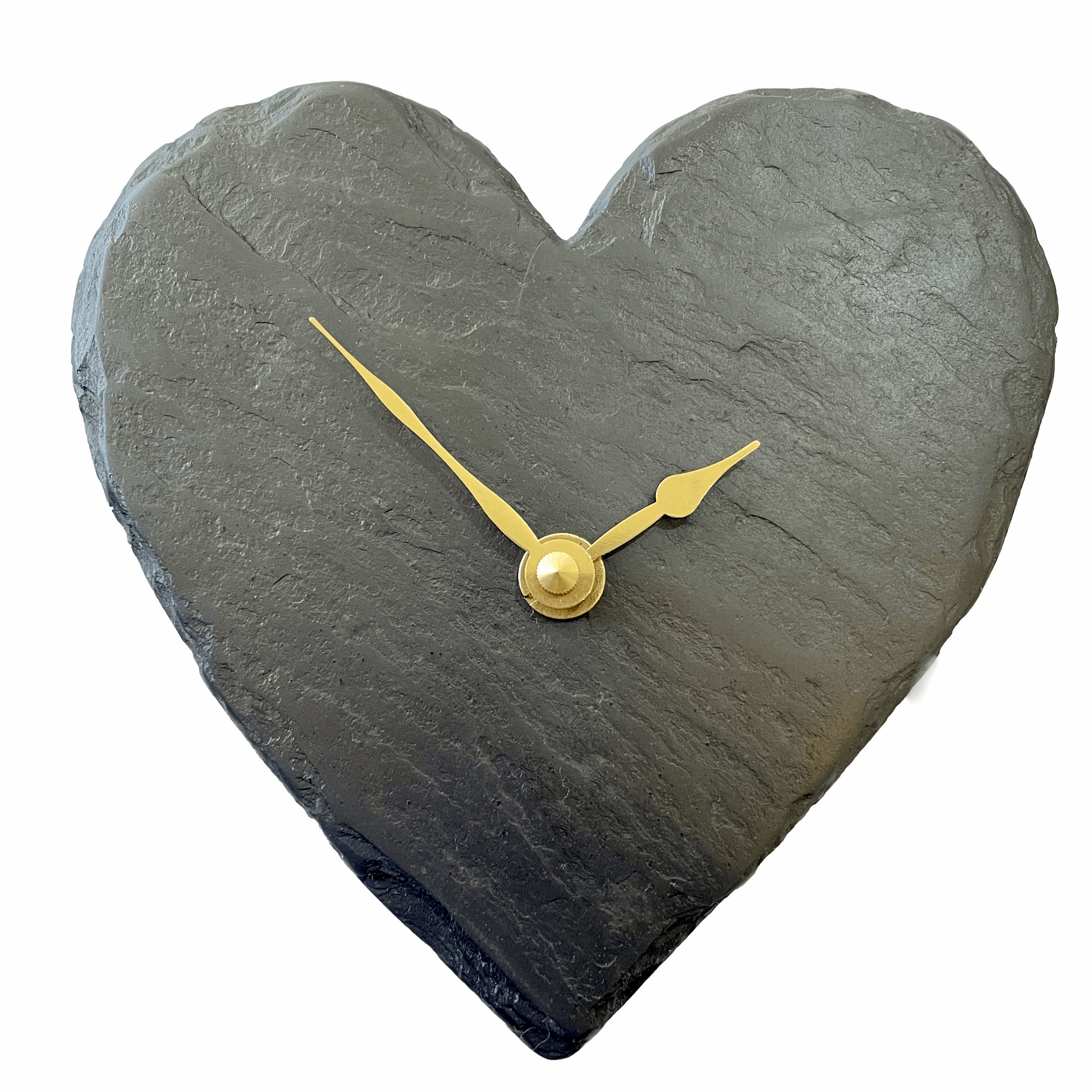 Small Slate Heart Clock - Arbory Rose