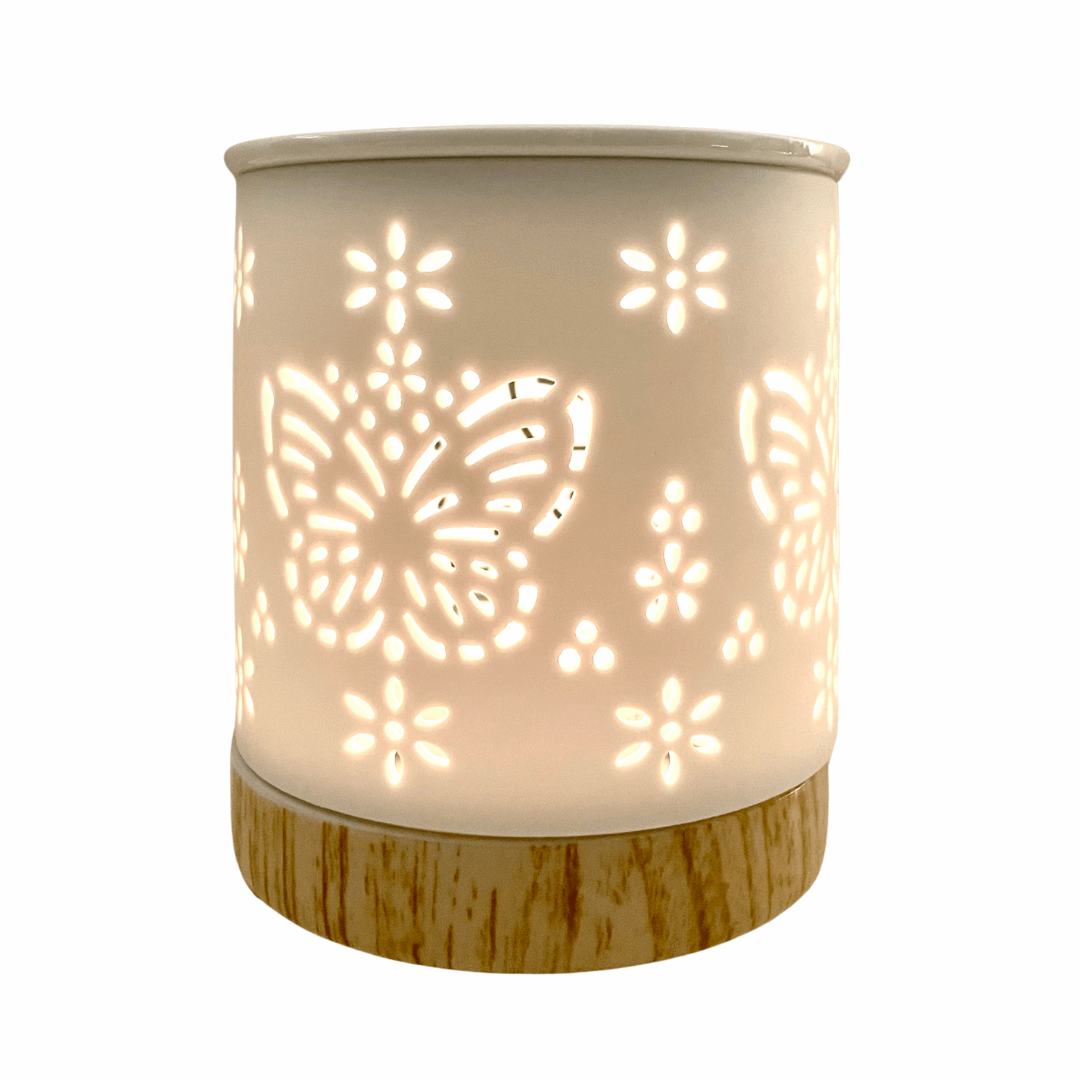Butterfly Wax Melt Burner - Arbory Rose