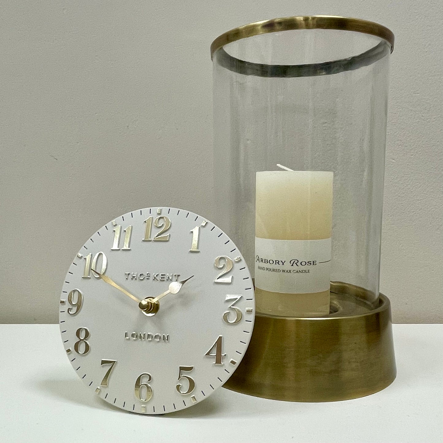 Thomas Kent Mantle Clock - Cream