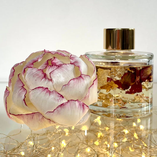 Special Edition Velvet Peony & Oud Luxury Rose Diffuser - Arbory Rose