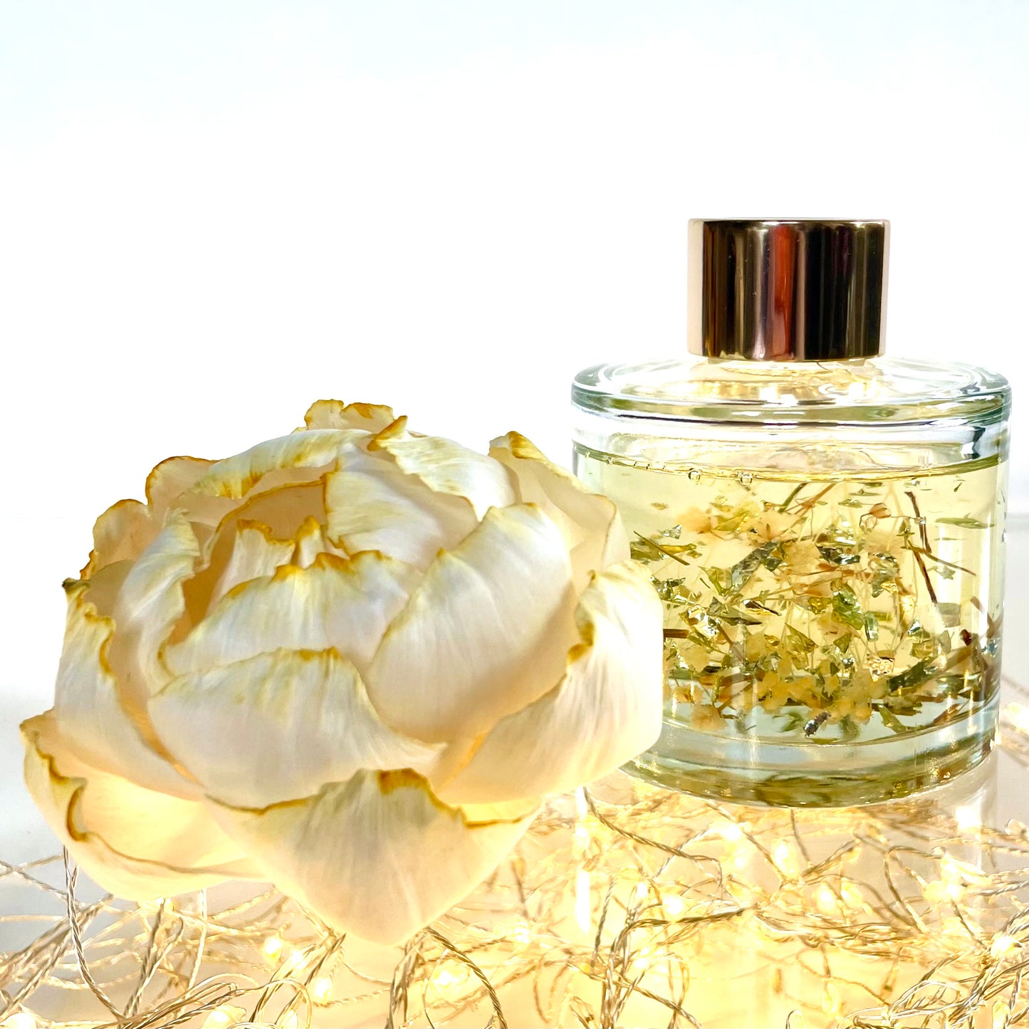 Special Edition Lemongrass & Ginger Luxury Rose Diffuser - Arbory Rose