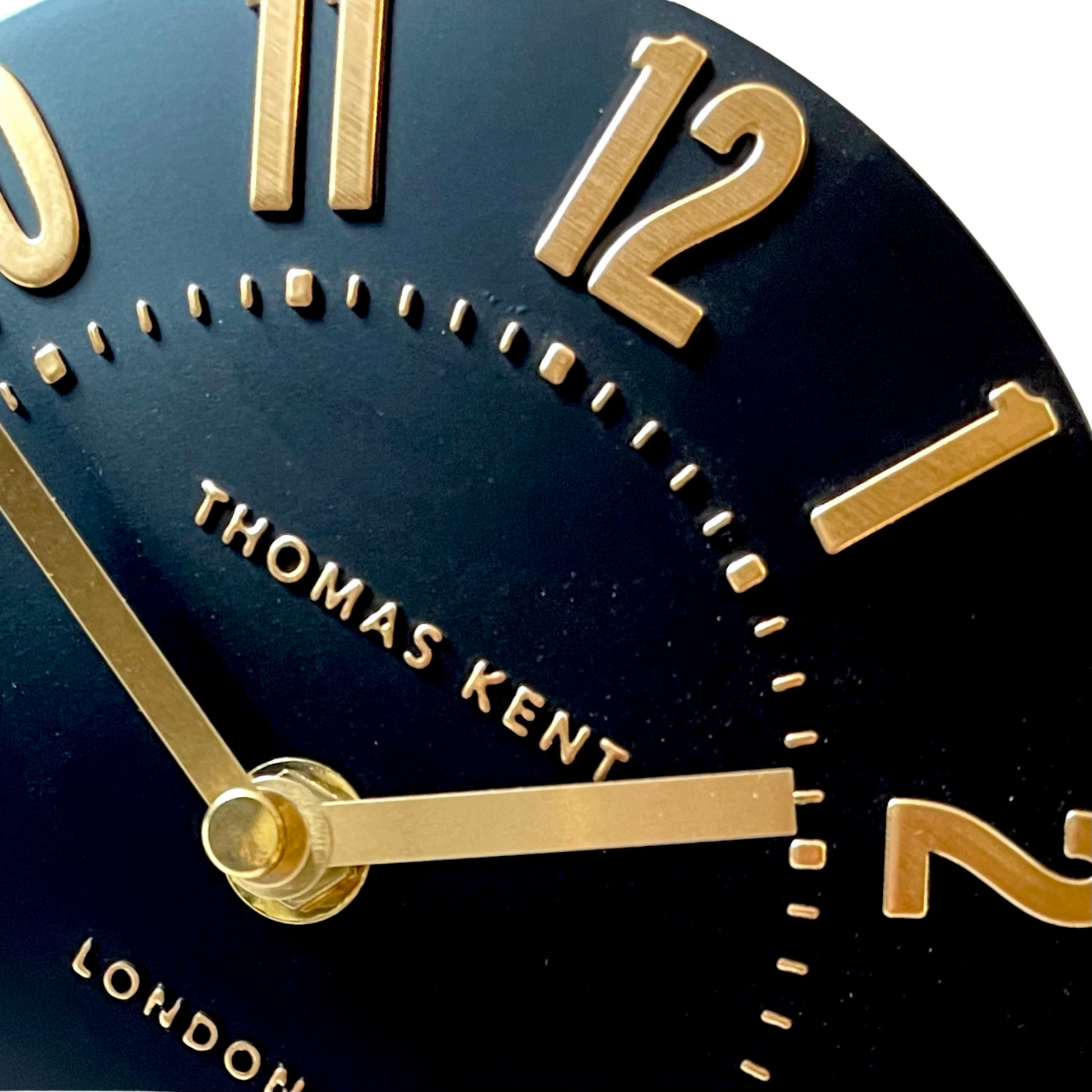 Thomas Kent Mantle Clock - Black - Arbory Rose