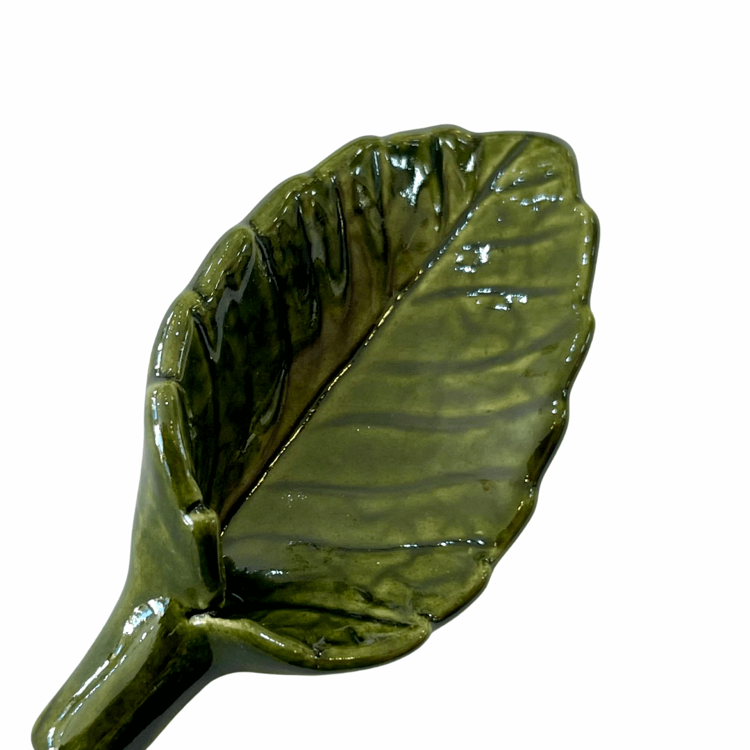 Handmade Ceramic Rose Leaf