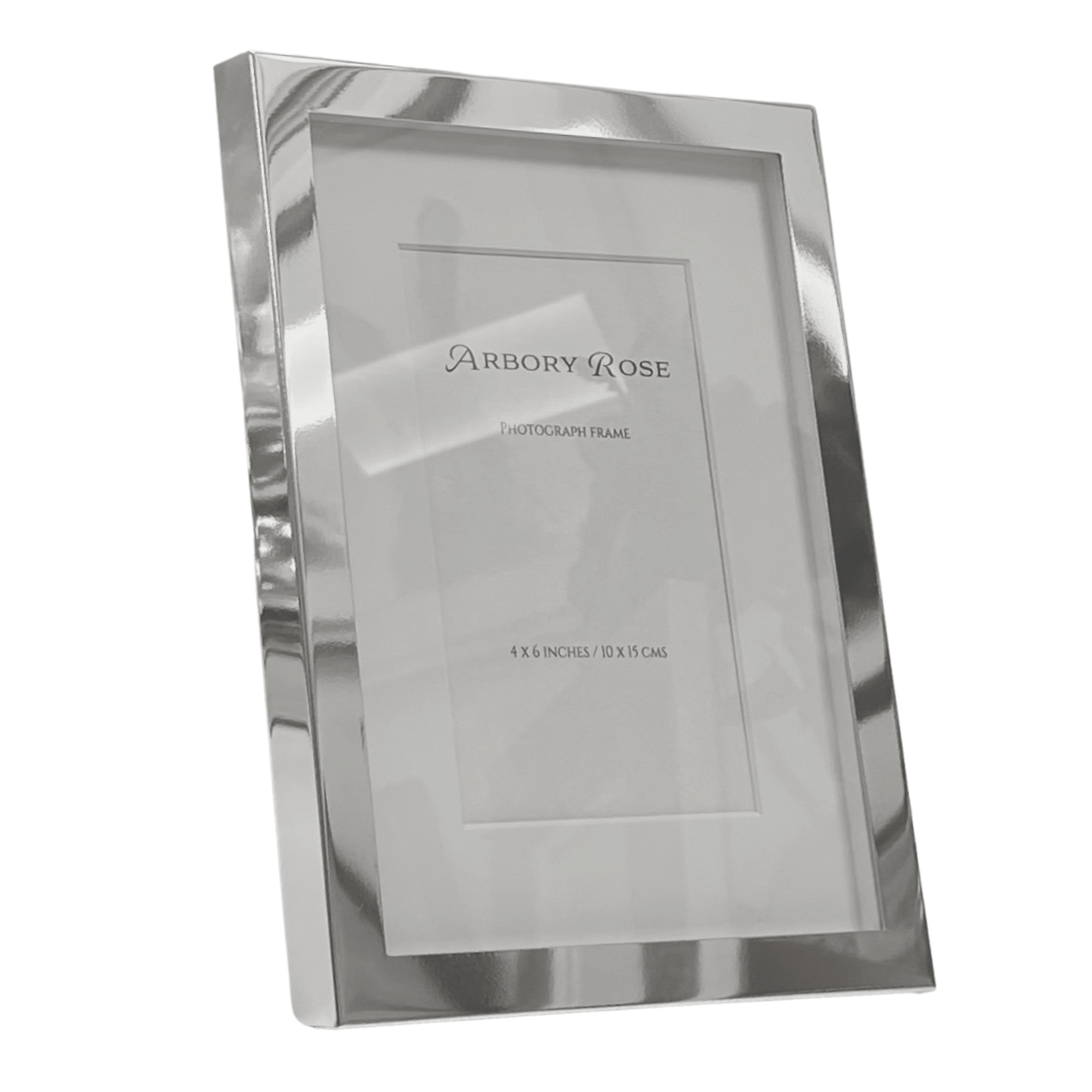 Silver Border Photo Frame - Arbory Rose