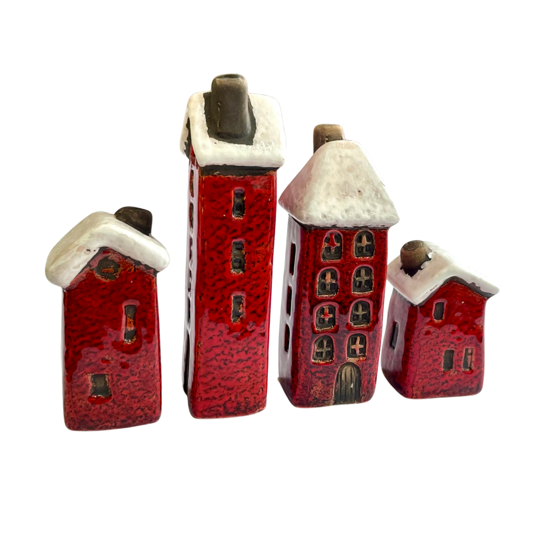 Little Ceramic Red House