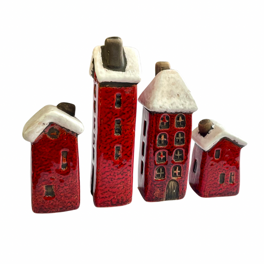 Little Ceramic Red House
