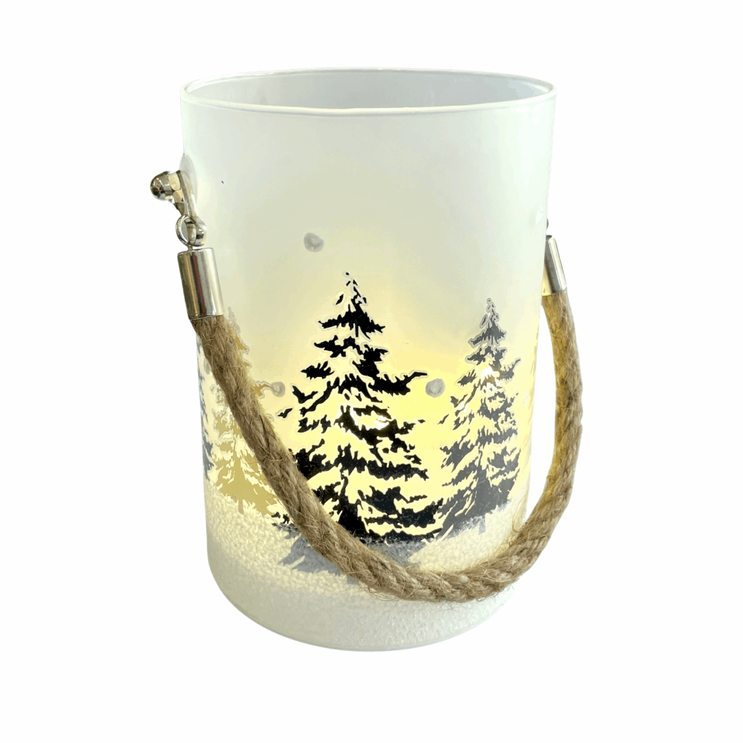Forest LED Light Up Lantern