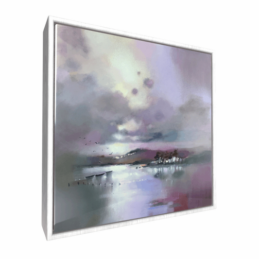 Evening Light, Knapps Loch Framed Tile
