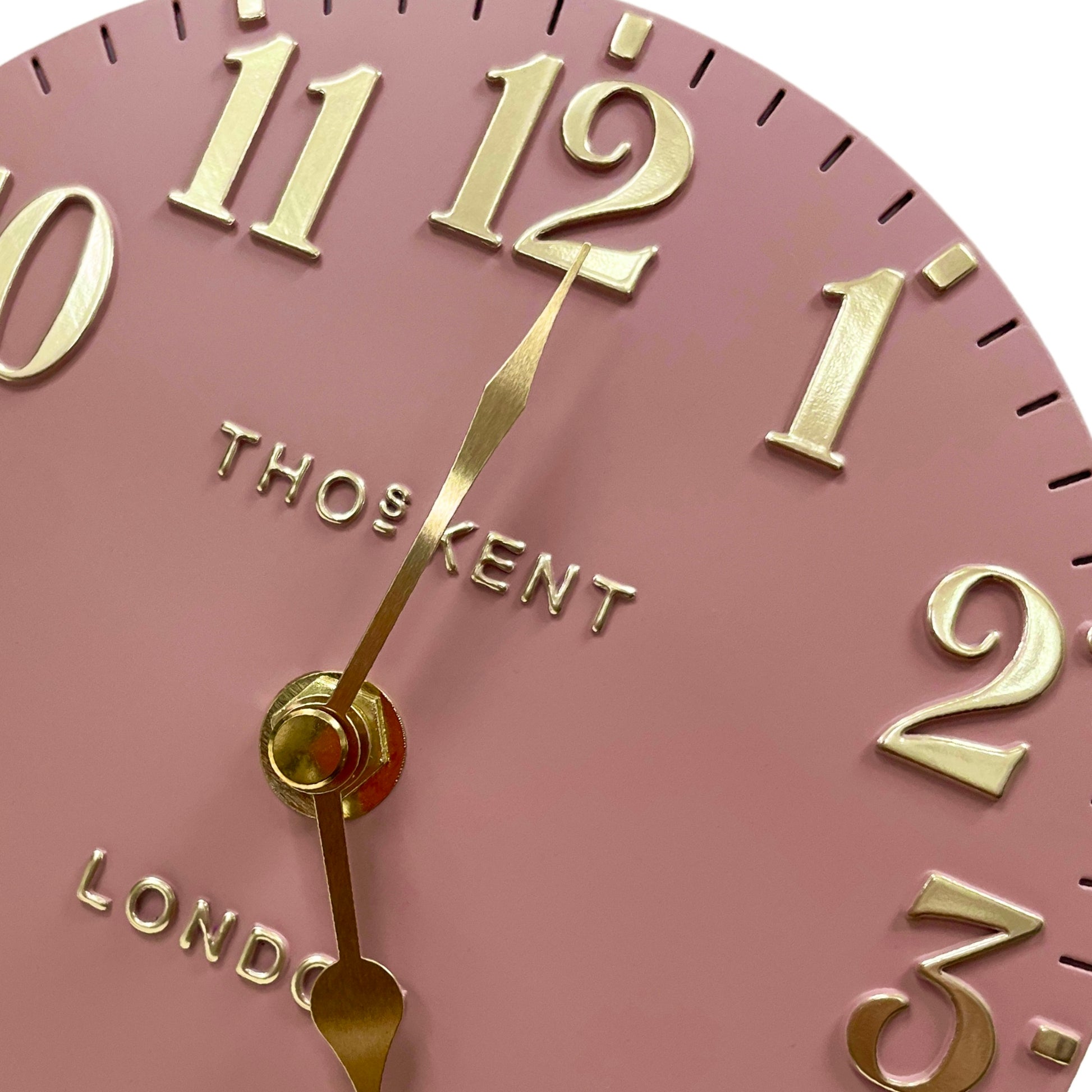 Thomas Kent Mantle Clock - Pink - Arbory Rose