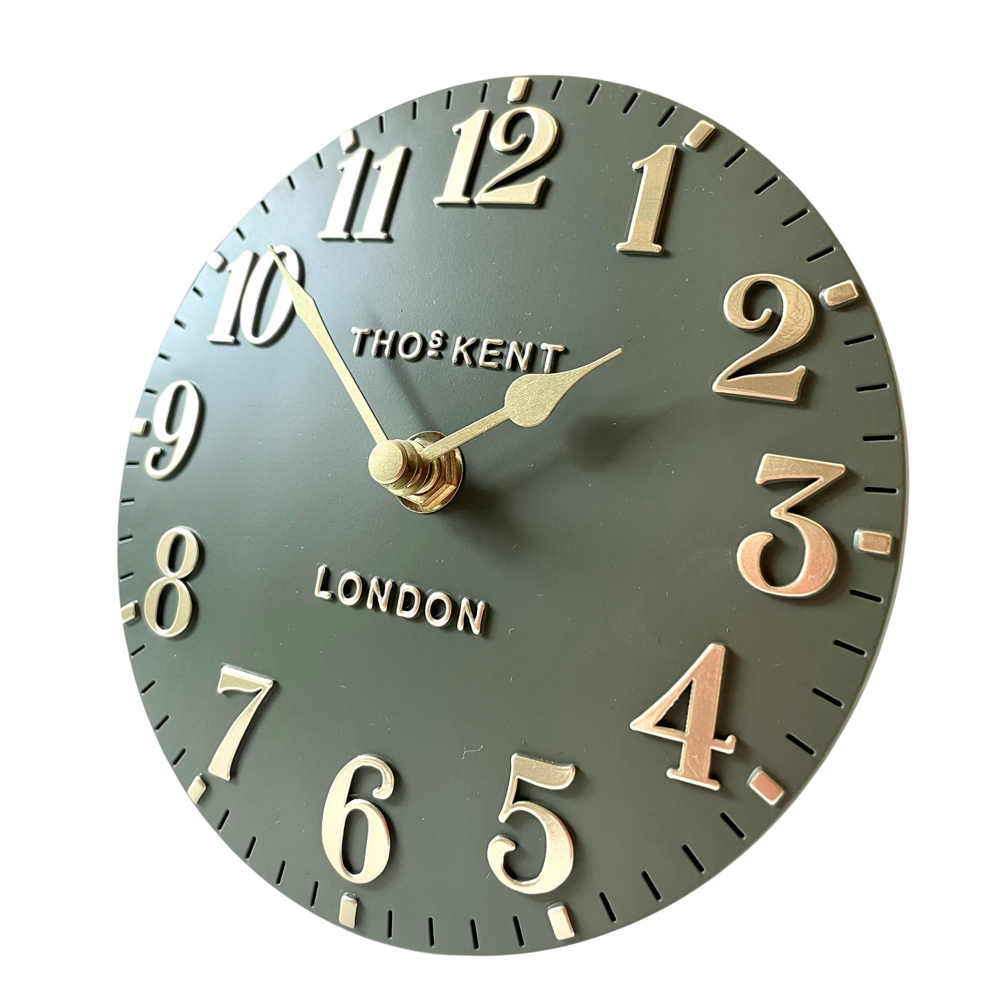 Thomas Kent Mantle Clock - Fern Green