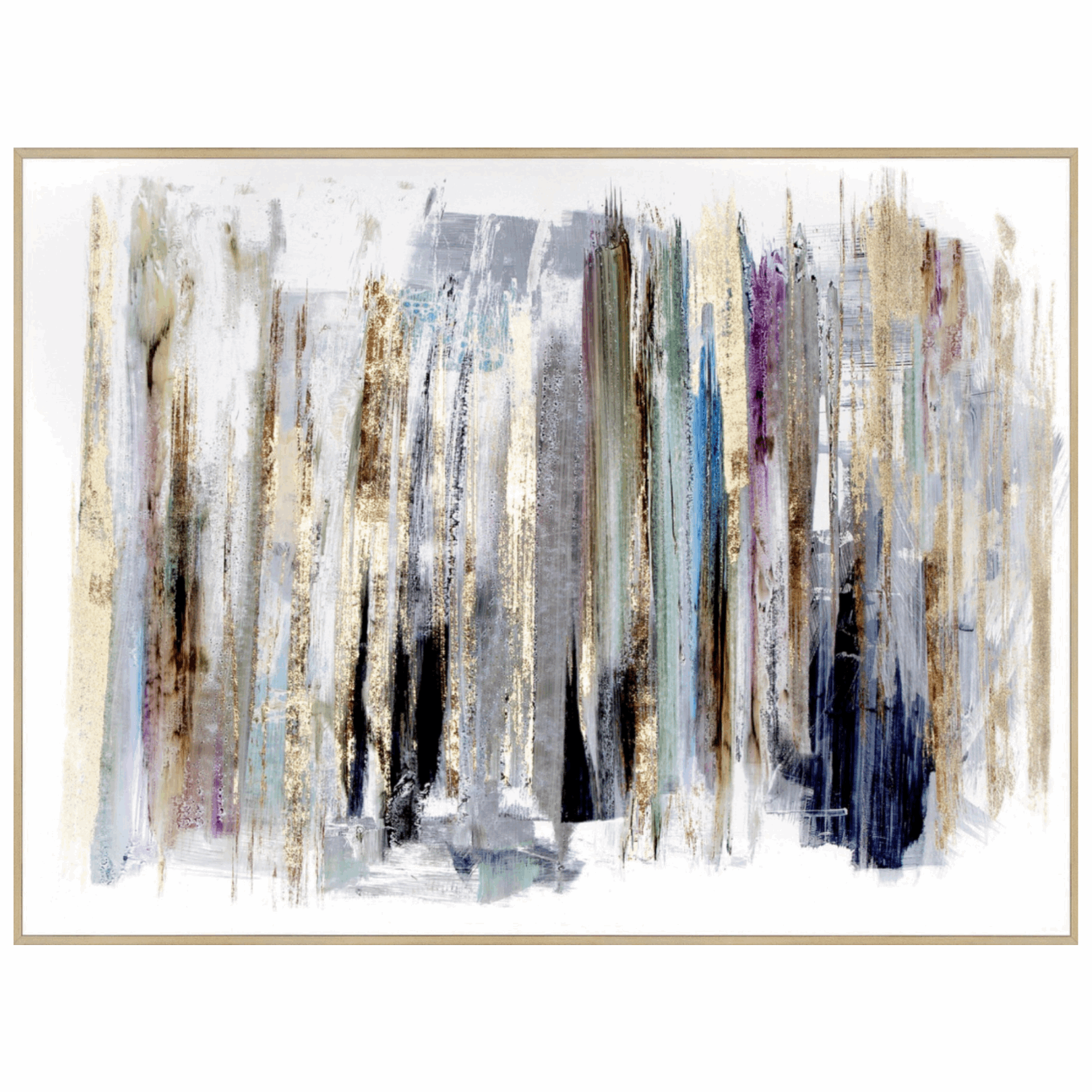 Brushstroke Abstract Canvas