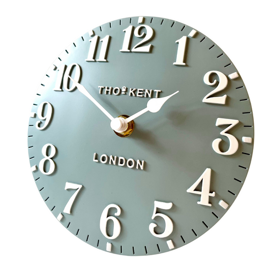 Thomas Kent Mantle Clock - Light Blue - Arbory Rose