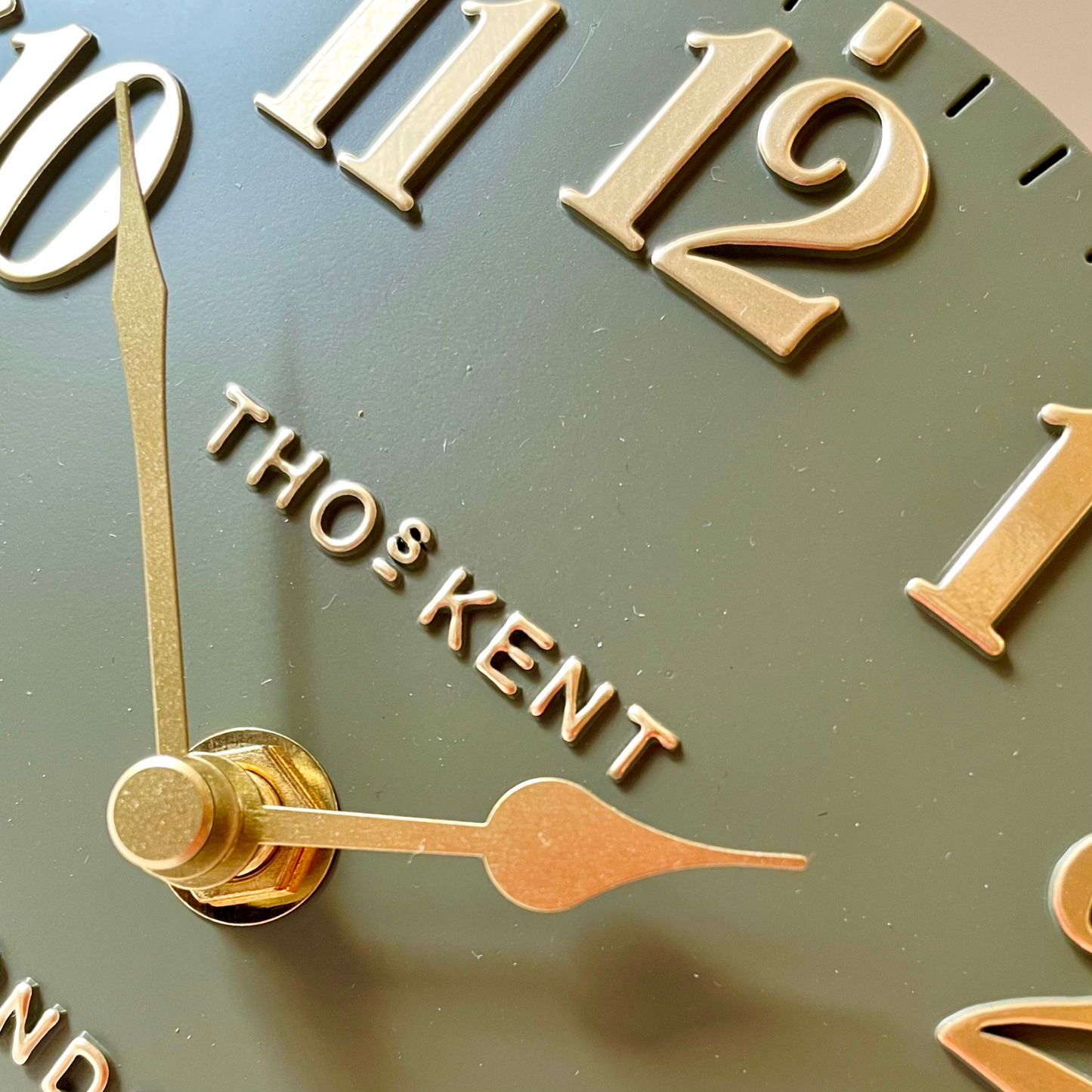 Thomas Kent Mantle Clock - Fern Green