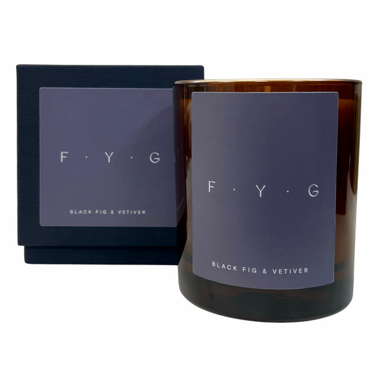 FYG Black Fig & Vetiver Fragranced Candle
