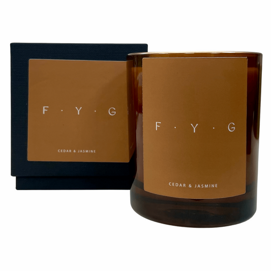FYG Cedar & Jasmine Fragranced Candle