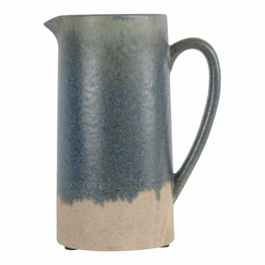 Blue Green Ceramic Jug