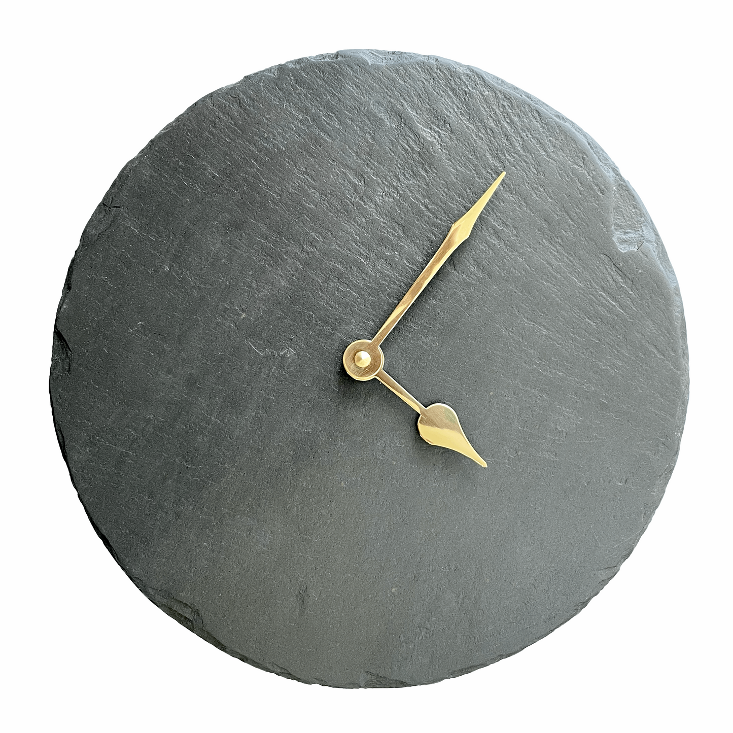 Large Round Slate Clock - Arbory Rose