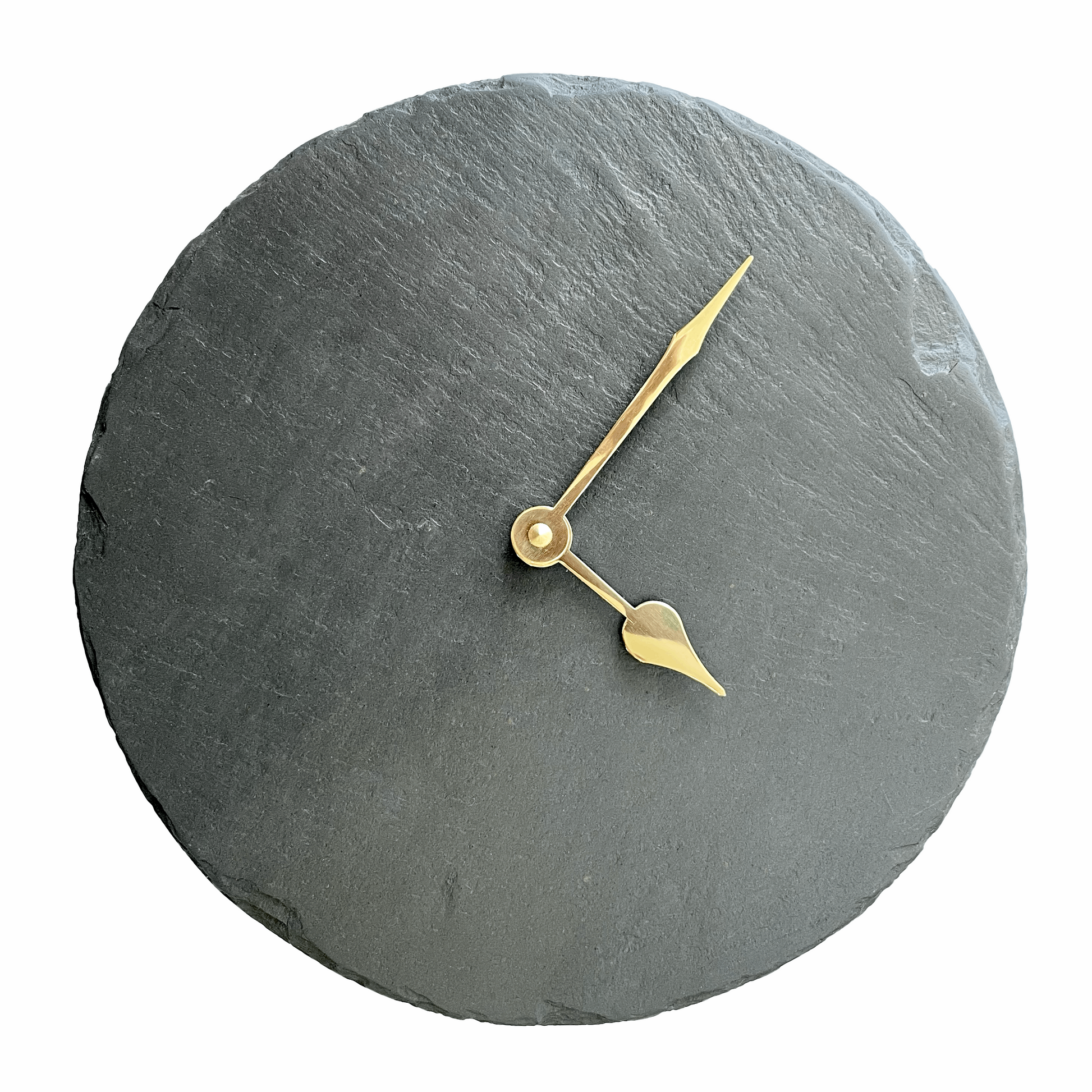 Large Round Slate Clock - Arbory Rose