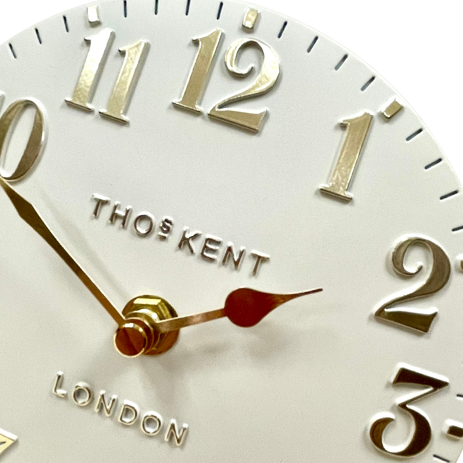 Thomas Kent Mantle Clock - Cream - Arbory Rose