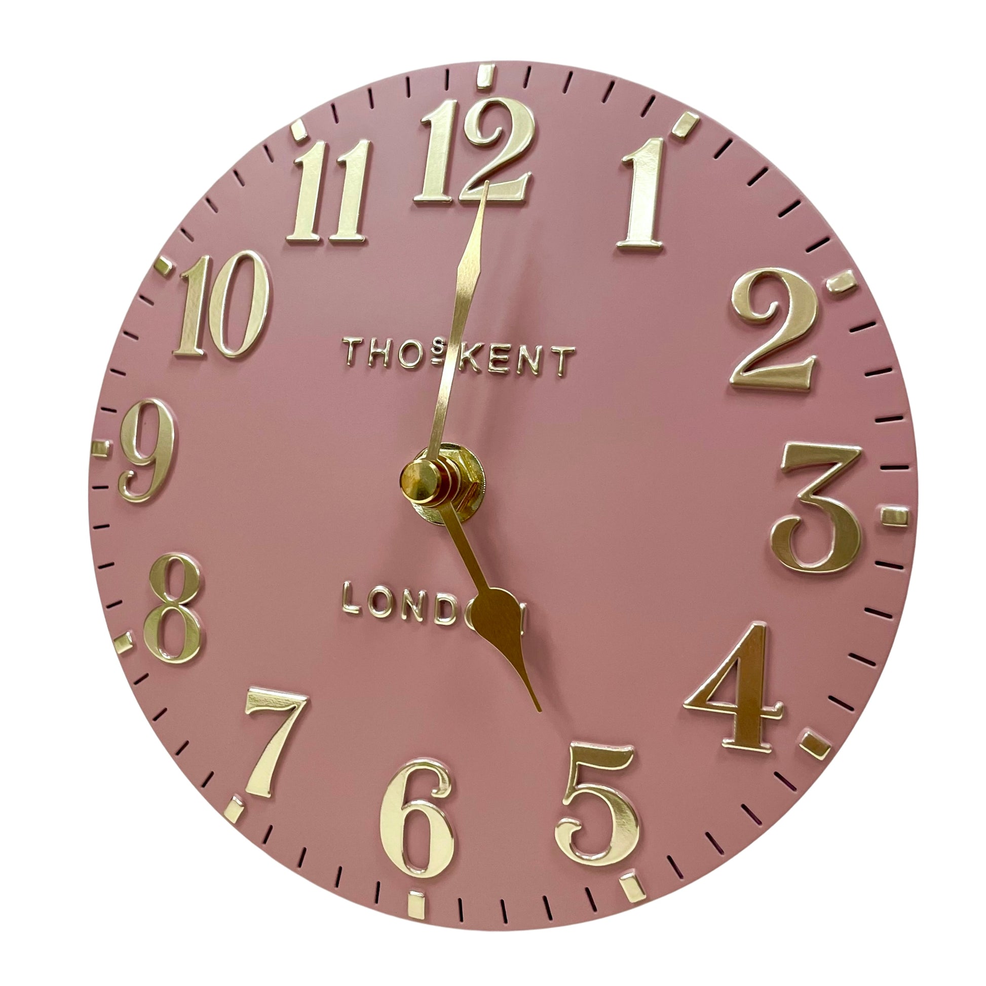 Thomas Kent Mantle Clock - Pink - Arbory Rose