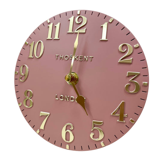 Thomas Kent Mantle Clock - Pink - Arbory Rose