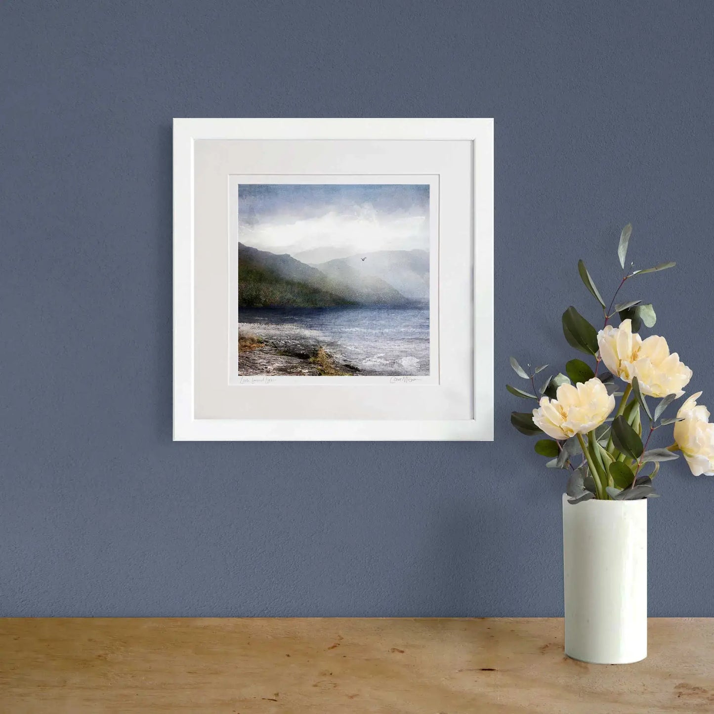 Loch Lomond Light - giclée art print by Scottish artist: 16 x 16 inches