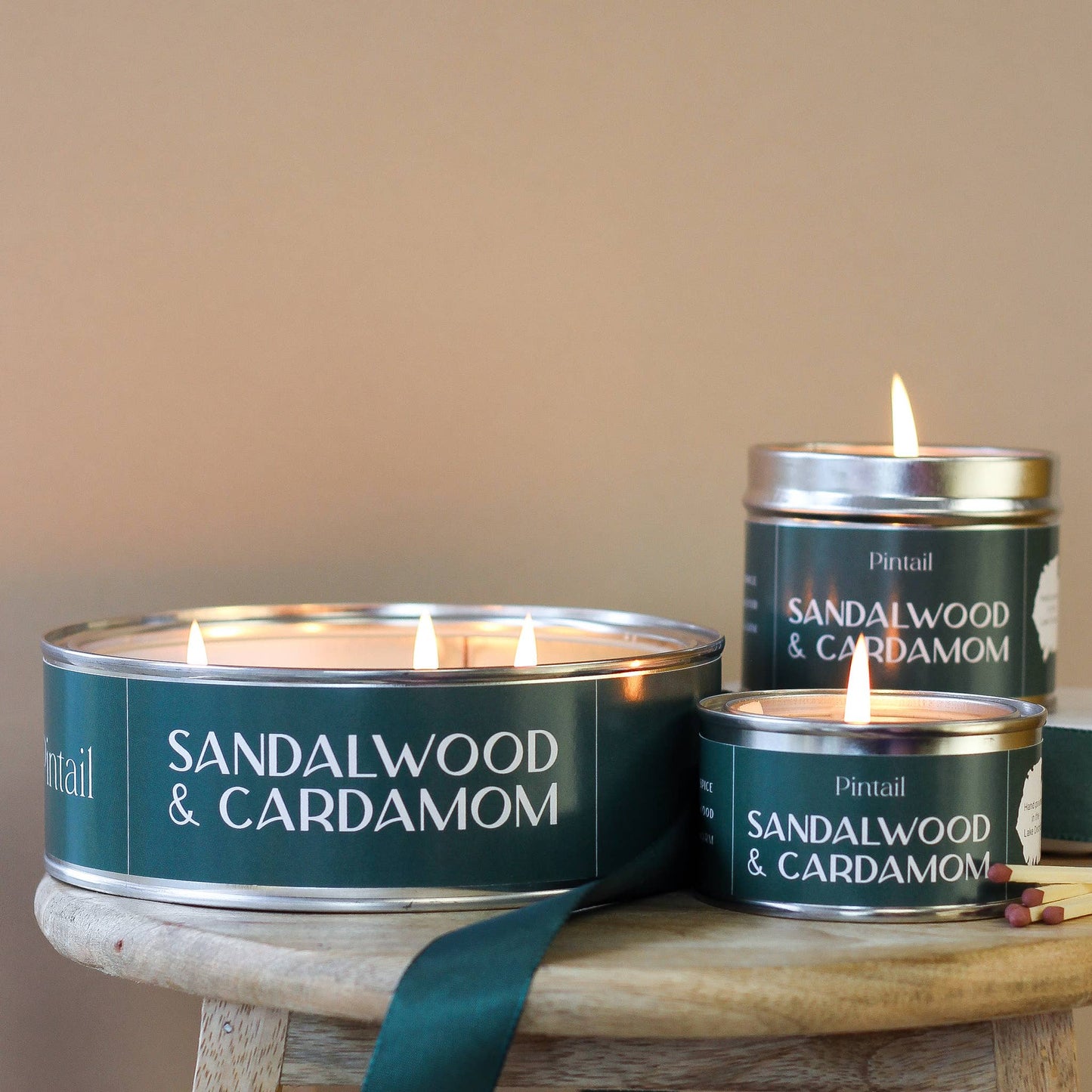 Sandalwood and Cardamom Paint Pot Candles | Small Candles