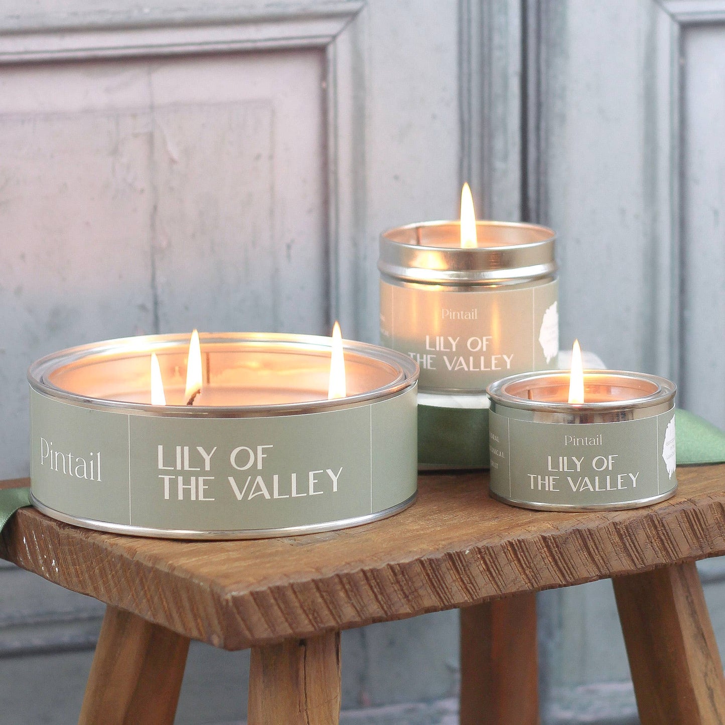 Lily of the Valley Paint Pot Candles in Tins | Small Candles - Arbory Rose