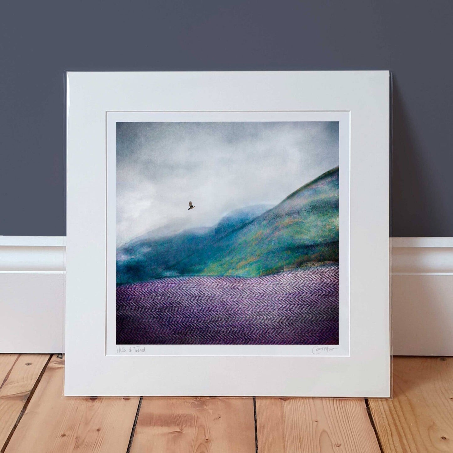 Hills Of Tweed, Scottish Highlands Landscape Art Print - Arbory Rose