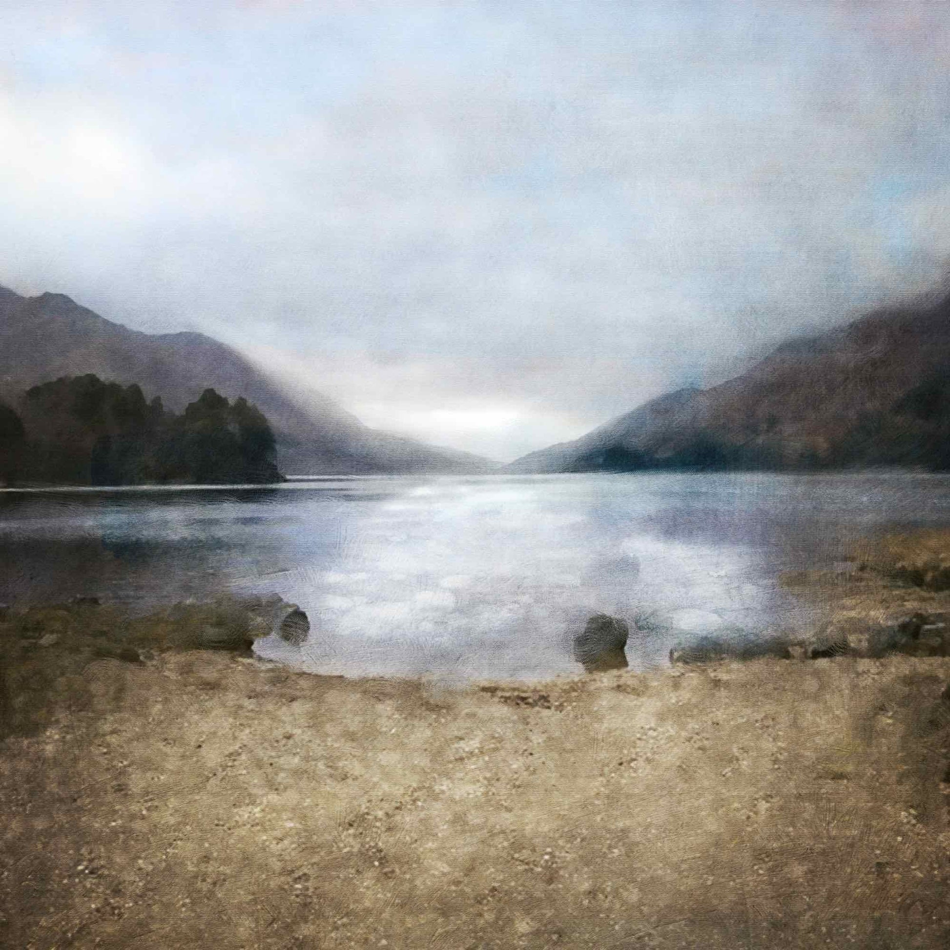 Loch Shiel Glenfinnan Scotland Signed Art Print: 16 x  16 inches - Arbory Rose