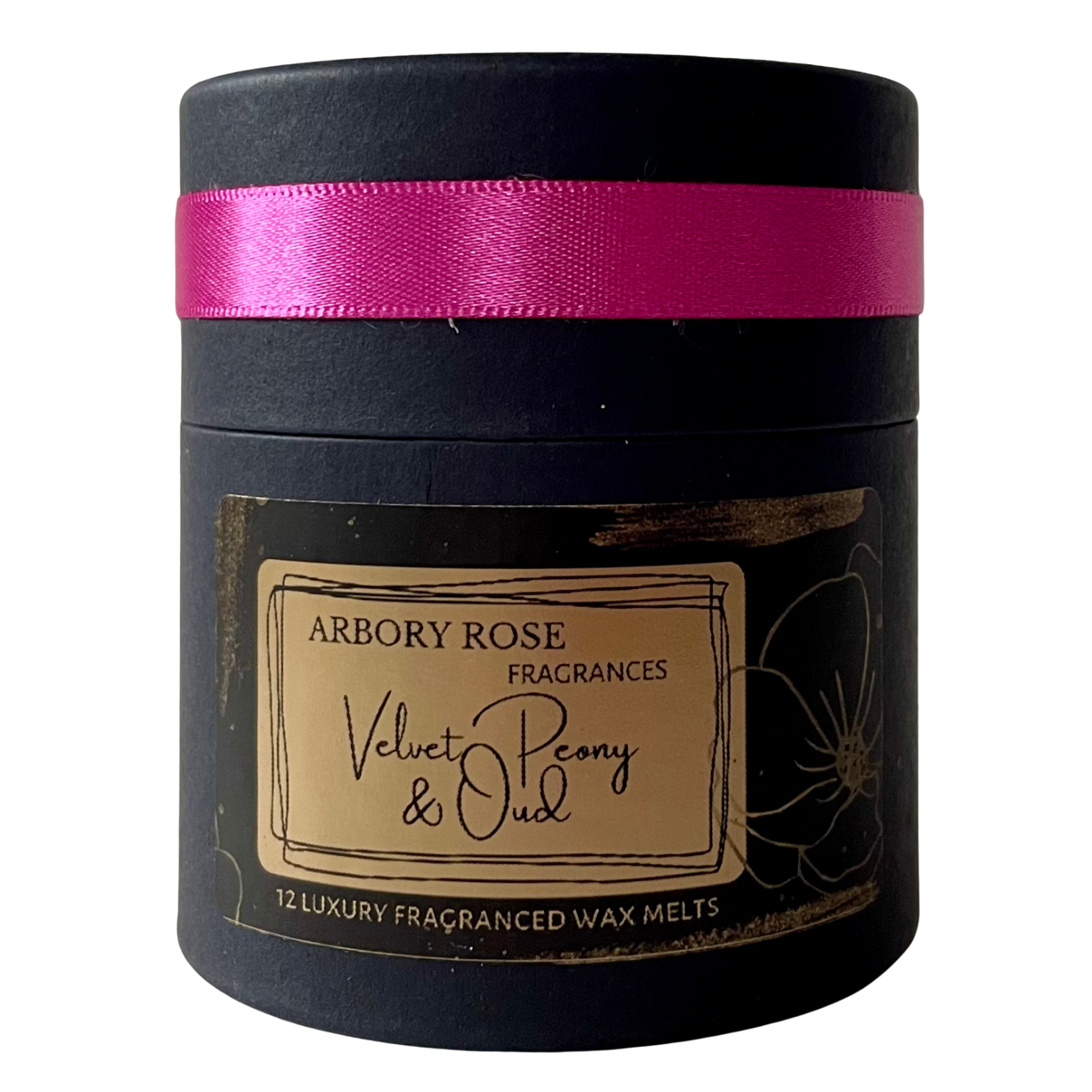 Velvet Peony & Oud Luxury Wax Melts - Arbory Rose