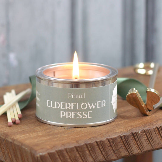 Elderflower Presse Paint Pot Candle | Small Candles - Arbory Rose