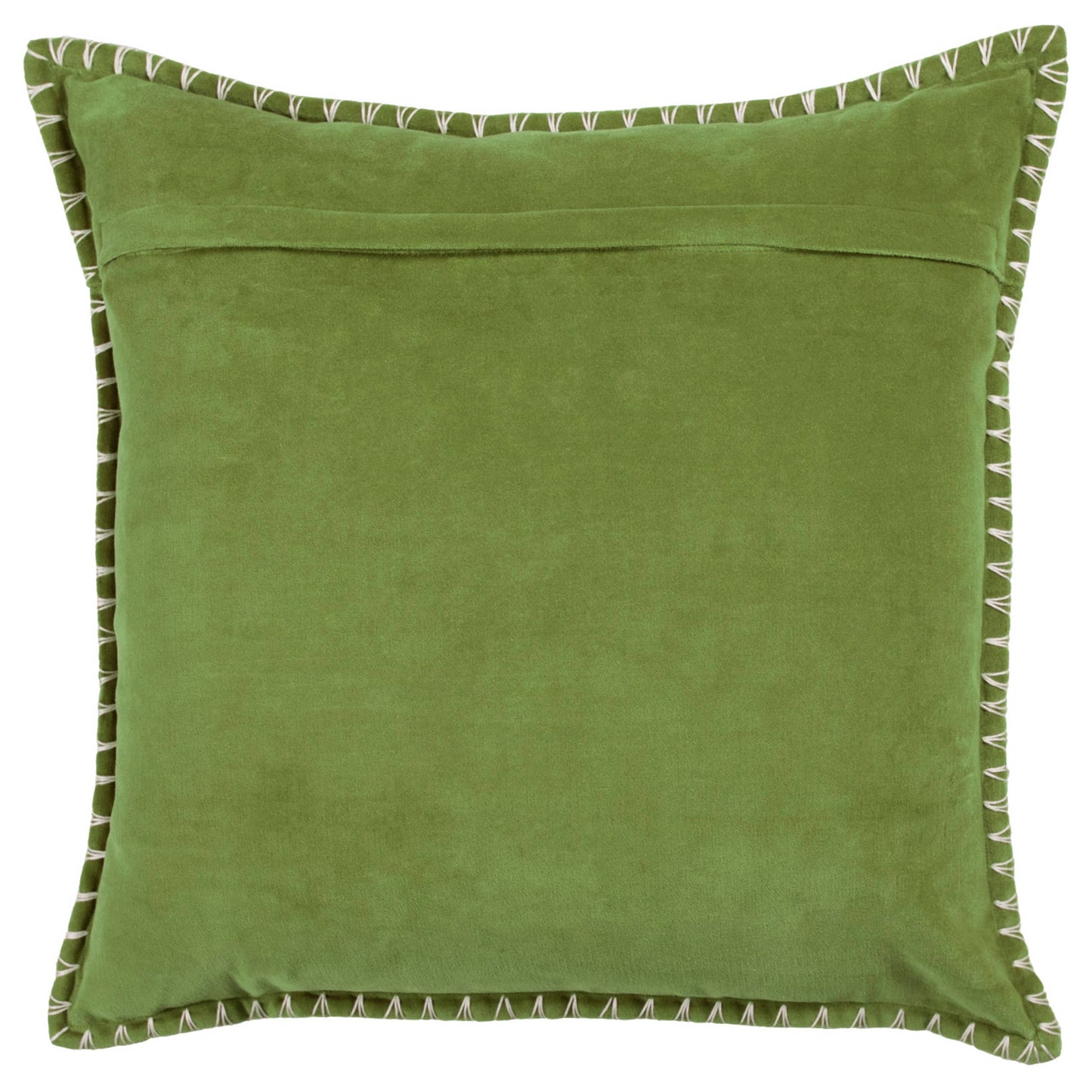 Stitch Embroidered Cushion Grass: Grass / Feather Filled / 50 x 50cm