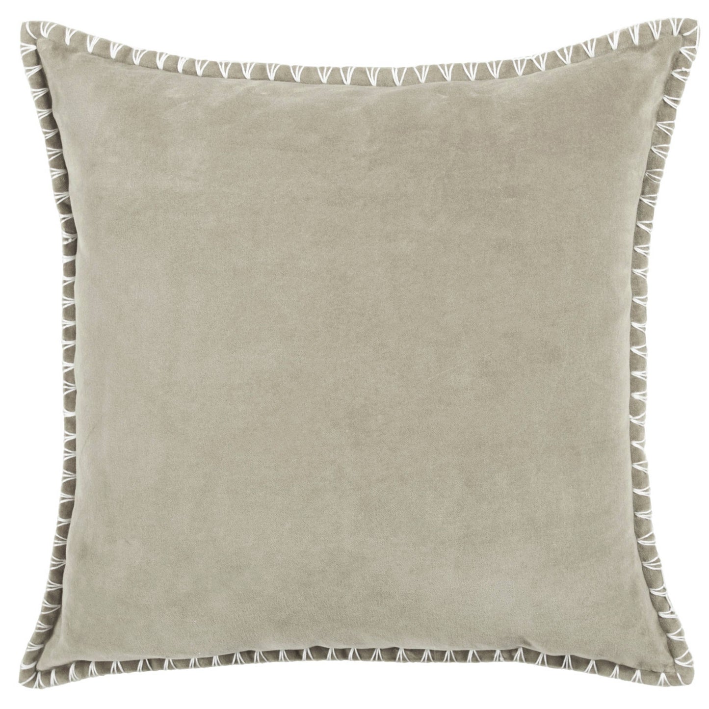 Stitch Embroidered Cushion Quartz: Quartz / Feather Filled / 50 x 50cm