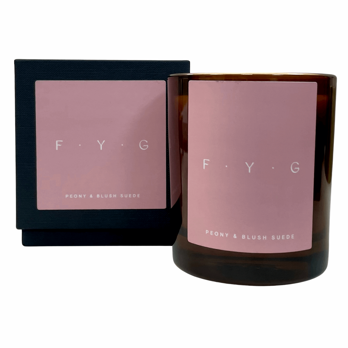 FYG Peony & Blush Suede Fragranced Candle