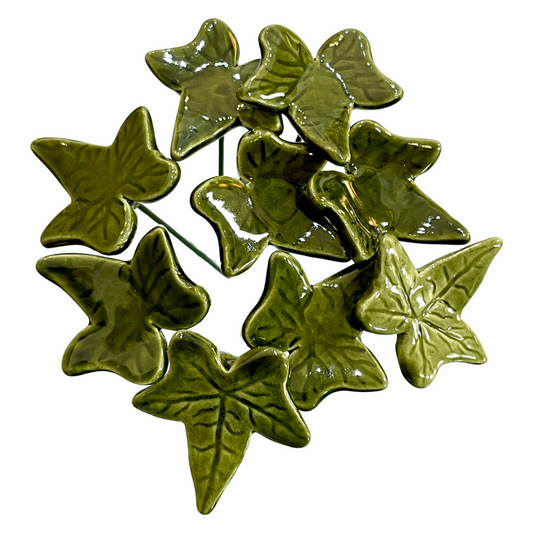 Handmade Ceramic Ivy Leaf - Arbory Rose