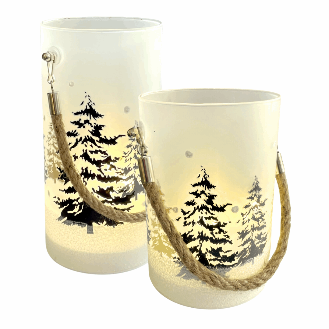 Forest LED Light Up Lantern