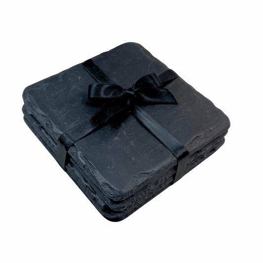 Hand Crafted Square Slate Coasters