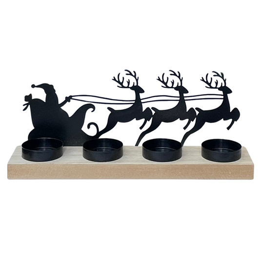 Santa Sleigh Tea Light Holder