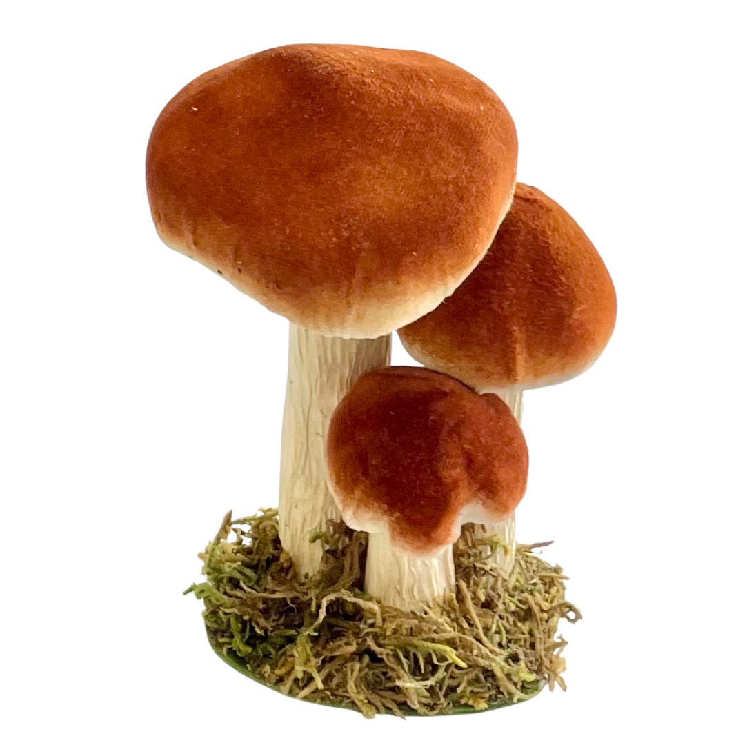 Velvet Mushroom Decoration