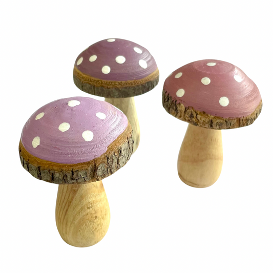 Small Wooden Spotty Mushroom