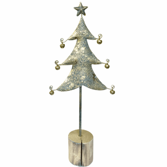 Embossed Metal Christmas Tree