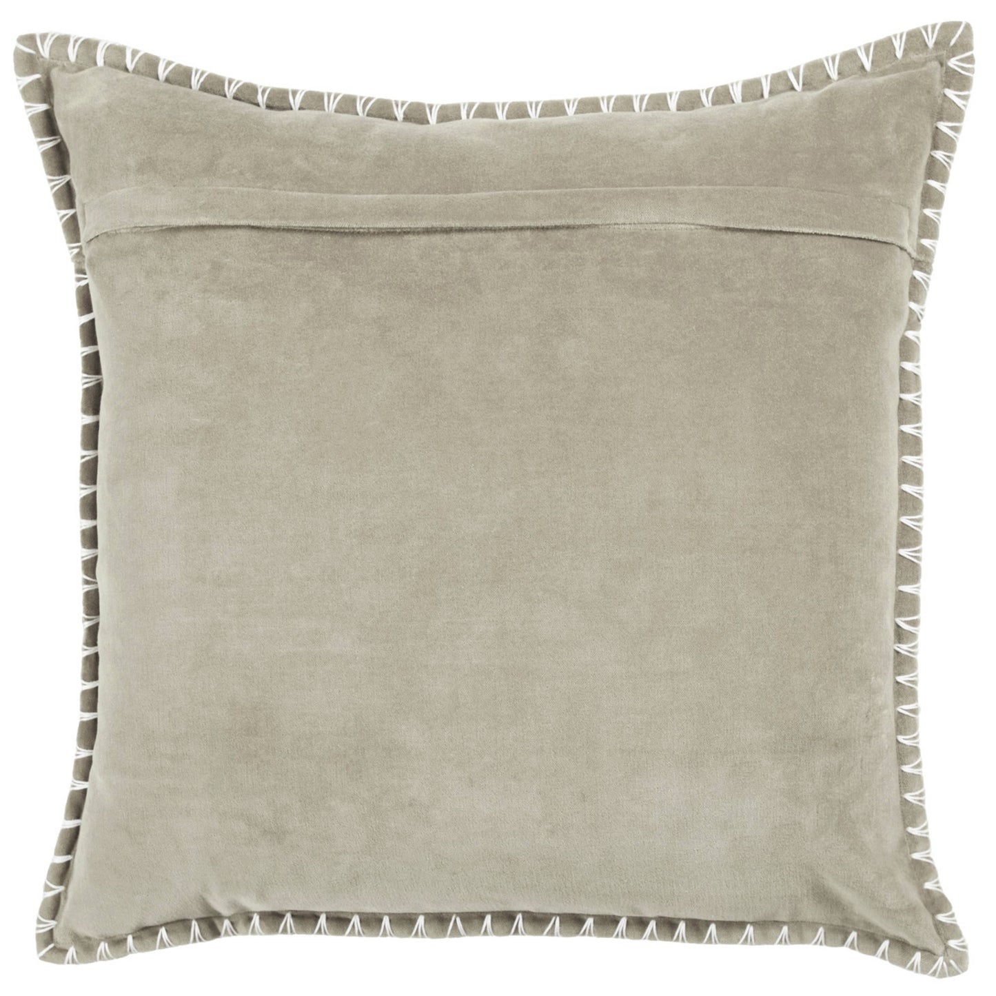 Stitch Embroidered Cushion Quartz: Quartz / Feather Filled / 50 x 50cm