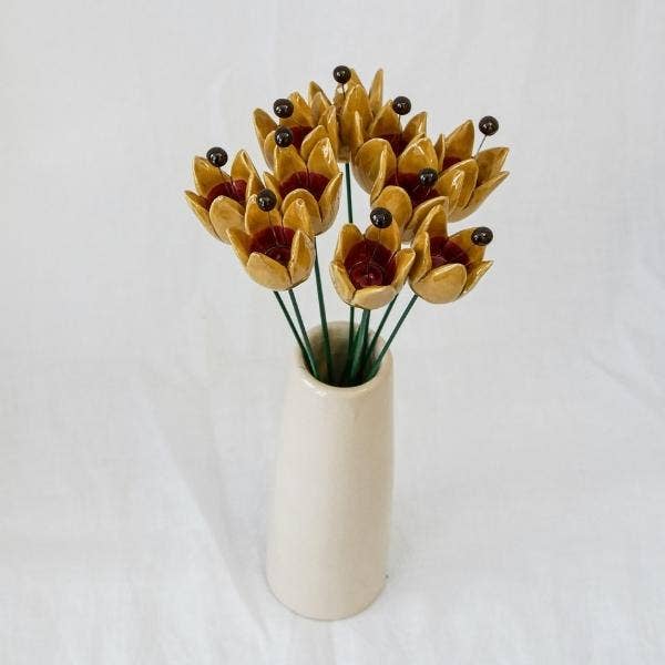 Tulip diameter approx. 2.5*3.5cm | 20cm stem: Light blue